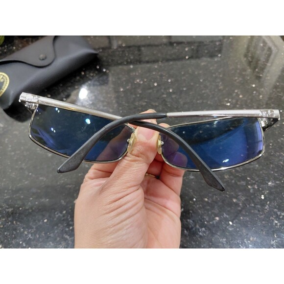 Ray Ban RB 3269 Polarized 004/58 63-18  3P Black Metallic Unisex - Picture 4 of 16